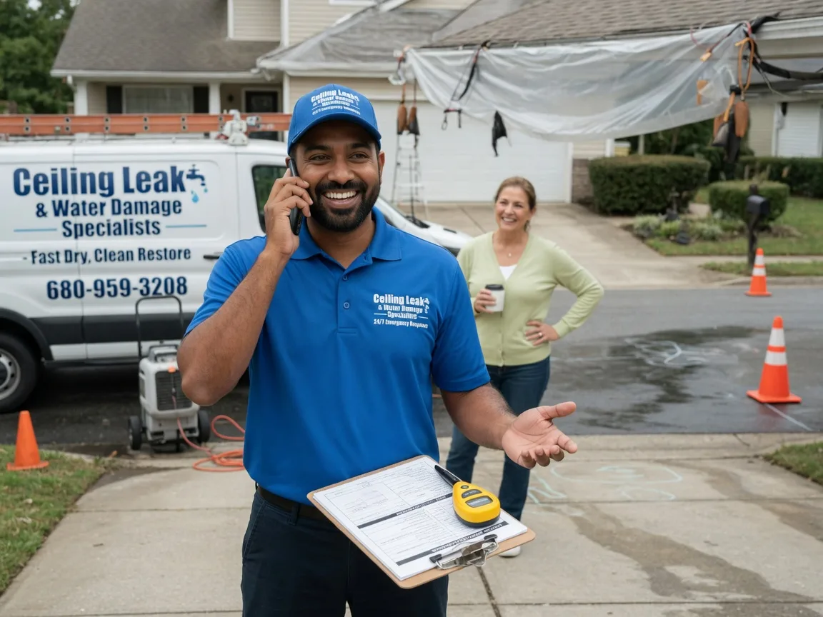 Ceiling Leak Cleanup El Dorado, KS FAQs